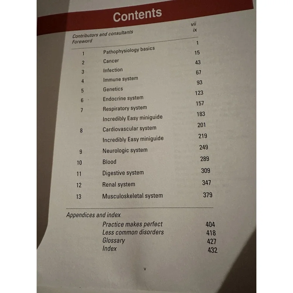 Studyguide for Pathophysiology Made Incredibly Easy by Lippincott 2d Edition EC